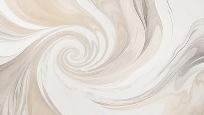 The primary subject of the image is a spiral pattern, which is the main object, scene, or focus of the image. The setting or background features a white surface, which could be a wall or a piece of paper. The visual style of the image is a combination of photo and digital art, as it appears to be a close-up of a spiral pattern. The colors and mood of the image are predominantly white, giving it a clean and minimalist appearance.