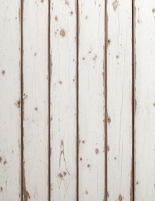 The primary subject of the image is a wooden wall with a white surface. The setting is a room with a wooden floor. The visual style is a photo of a wooden wall. The colors and mood are predominantly white, giving the image a clean and minimalist appearance.