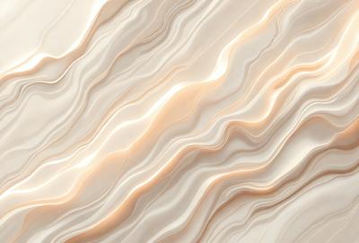 The primary subject of the image is a white marble wall with a pattern of light and dark stripes. The setting is a room with a white marble floor, and the visual style is a close-up of the wall. The colors and mood of the image are predominantly white, giving it a clean and elegant appearance.