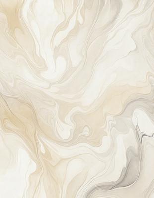 The primary subject of the image is a white marble tile with a pattern of swirls and waves. The setting is a white marble wall, and the visual style is a close-up of the tile. The colors and mood of the image are predominantly white, giving it a clean and elegant appearance.