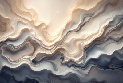 The primary subject of the image is a large, intricate painting of a sky. The sky is depicted with a variety of colors and textures, creating a visually striking and dynamic scene. The setting is a canvas, and the visual style is a painting, showcasing the artist's skill and creativity. The colors and mood of the painting are vibrant and lively, evoking a sense of wonder and awe at the beauty of the natural world.
