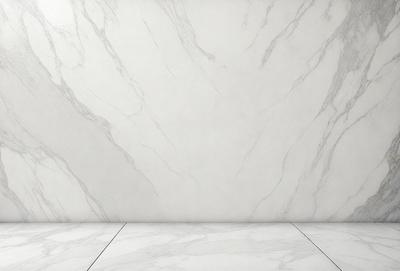 The primary subject of the image is a marble wall with a white background. The visual style is a photo, and the colors and mood are predominantly white, giving the scene a clean and elegant appearance.