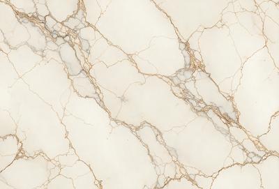 The image features a white marble wall with a gold-colored texture. The wall appears to be made of marble, giving it a luxurious and elegant appearance. The gold-colored texture adds a touch of sophistication and warmth to the overall design.