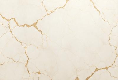 The primary subject of the image is a white marble wall with a gold-colored texture. The setting is a room with a white marble wall as the main focus. The visual style is a close-up of the marble wall, showcasing its unique texture. The colors and mood of the image are predominantly white and gold, creating a luxurious and elegant atmosphere.