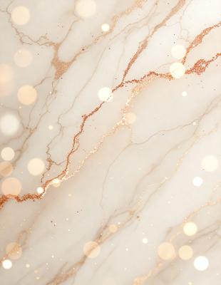 The primary subject of the image is a marble surface with a gold-like pattern. The setting is a room with a white marble wall, and the visual style is a close-up of the marble surface. The colors and mood of the image are predominantly gold and white, creating a luxurious and elegant atmosphere.