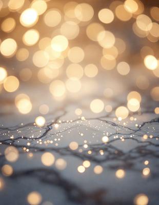 The primary subject of the image is a close-up of a pattern of lights, which creates a visually striking and artistic scene. The setting is a white background, which provides a clean and minimalist appearance. The visual style is a combination of digital art and illustration, as the lights are depicted in a way that resembles a painting or drawing. The colors and mood of the image are predominantly white and bright, with the lights creating a sense of energy and dynamism.