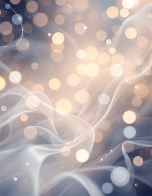 The primary subject of the image is a bright, colorful, and swirling pattern of lights. The setting is a dark background, which contrasts with the vibrant colors of the lights. The visual style is a combination of digital art and illustration, creating a dynamic and eye-catching scene. The colors and mood of the image are predominantly warm and lively, with the lights emitting a sense of energy and movement.