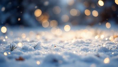 Primary subject: Snow
Setting/background: Snow-covered ground
Visual style: Photo
Colors and mood: White snow, cold atmosphere