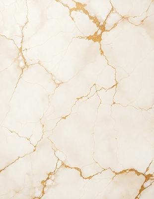 The primary subject of the image is a marble wall with a gold-colored texture. The setting is a room with a white background. The visual style is a close-up of the marble wall, showcasing its unique texture and color. The dominant colors are white and gold, creating a luxurious and elegant atmosphere.