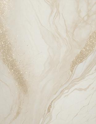 The primary subject of the image is a marble-like surface with a gold-like pattern. The setting is a bathroom, and the visual style appears to be a combination of a photo and digital art. The dominant colors are gold and white, creating a luxurious and elegant atmosphere.