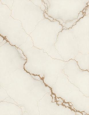 The image features a white marble wall with a gold-colored texture. The wall appears to be cracked, giving it a unique and interesting appearance. The gold-colored texture adds a touch of luxury and sophistication to the overall design.