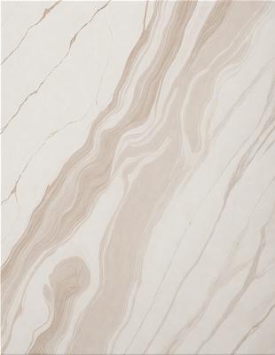 The primary subject of the image is a marble-like surface with a patterned design. The setting is a white background, which highlights the intricate design of the marble-like material. The visual style is a close-up of the marble-like surface, showcasing its unique texture and pattern. The colors and mood of the image are predominantly white, giving it a clean and elegant appearance.
