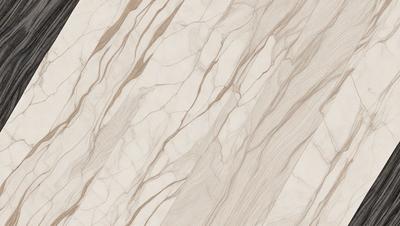 The image features a marble-like pattern with a brown and white color scheme. The primary subject is a close-up of the marble pattern, showcasing its intricate details. The setting is a wall with the marble pattern as the main focus. The visual style is a combination of a photo and a drawing, creating a realistic yet artistic representation of the marble pattern. The colors and mood of the image are warm and earthy, evoking a sense of natural beauty and elegance.