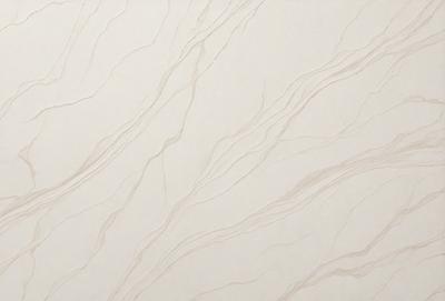 The primary subject of the image is a white marble wall with a pattern of swirls and waves. The setting is a room with a white background, and the visual style is a close-up of the marble wall. The colors and mood of the image are predominantly white, giving it a clean and elegant appearance.