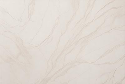The primary subject of the image is a white marble wall with a pattern of swirls and lines. The setting is a room with a white marble floor, which complements the wall. The visual style is a combination of a photo and a drawing, creating a unique and artistic appearance. The colors and mood of the image are predominantly white, giving it a clean and elegant feel.