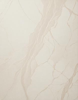 The primary subject of the image is a white marble wall with a patterned design. The setting is a room with a white marble floor. The visual style is a close-up of the marble wall, showcasing its intricate design. The colors and mood of the image are predominantly white, giving it a clean and elegant appearance.