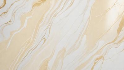 The primary subject of the image is a marble wall with a patterned design. The setting is a room with a white background, and the visual style is a close-up of the marble wall. The colors and mood of the image are predominantly white and neutral, giving it a clean and elegant appearance.