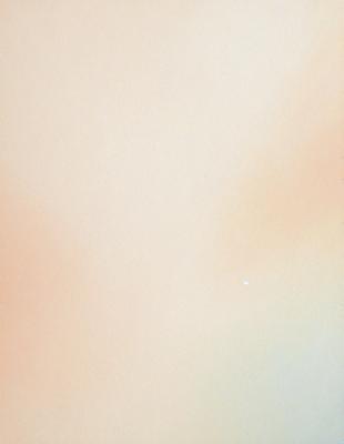 The primary subject of the image is a blank canvas, with no visible artwork or patterns. The setting is a white wall, and the visual style appears to be a painting or drawing. The colors and mood of the image are predominantly white, giving it a clean and minimalist appearance.