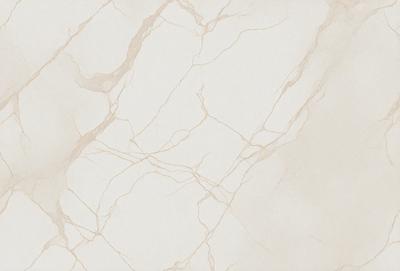 The primary subject of the image is a white marble wall with a pattern of cracks and crevices. The setting is a room with a white marble floor, which complements the wall. The visual style is a close-up of the marble wall, showcasing its unique texture and pattern. The colors and mood of the image are predominantly white, giving it a clean and elegant appearance.