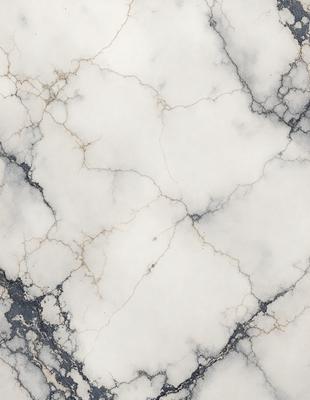 The image features a marble surface with a white and grey color scheme. The marble has a patterned texture, giving it a unique and elegant appearance. The primary subject of the image is the marble surface, which serves as the main object, scene, or focus of the image. The setting or background is a white and grey marble wall, which provides a clean and sophisticated backdrop for the marble surface. The visual style of the image is a close-up of the marble surface, showcasing its