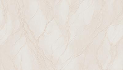 The primary subject of the image is a white marble wall with a pattern of swirls and curves. The setting is a room with a white marble floor, which complements the wall. The visual style is a combination of a photo and a drawing, creating a unique and artistic appearance. The colors and mood of the image are predominantly white, giving it a clean and elegant feel.