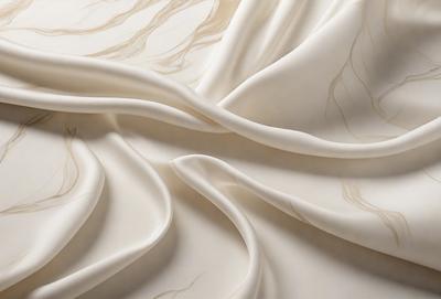 The primary subject of the image is a white sheet of fabric, which is the main object, scene, or focus of the image. The setting or background is a white wall, and the visual style appears to be a combination of a photo and digital art. The colors and mood of the image are predominantly white, giving it a clean and minimalist appearance.