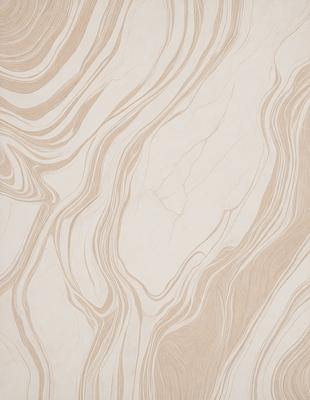 The primary subject of the image is a marble wall with a unique and intricate pattern. The setting is a room with a white background, which highlights the marble's natural beauty. The visual style is a close-up of the marble wall, showcasing its texture and details. The colors and mood of the image are predominantly neutral, with the marble providing a warm and elegant atmosphere.