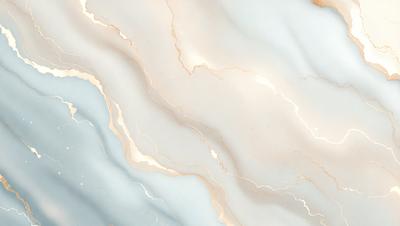 The primary subject of the image is a marble-like surface with a blue and white color scheme. The setting is a bathroom, and the visual style is a close-up of the marble-like surface. The colors and mood of the image are predominantly blue and white, creating a clean and elegant atmosphere.