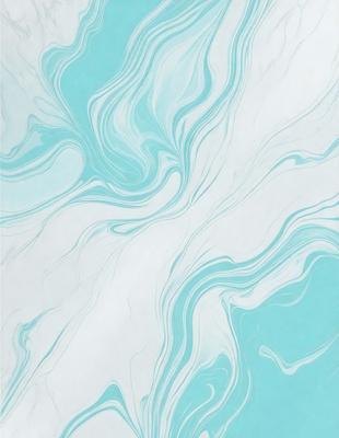 The primary subject of the image is a blue and white swirling pattern, which appears to be a design or a part of a larger pattern. The setting is a white surface, possibly a wall or a countertop, with the swirling pattern as the main focus. The visual style of the image is a combination of digital art and illustration, creating a unique and eye-catching design. The dominant colors in the image are blue and white, giving it a clean and modern appearance.