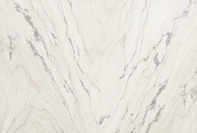 The image features a marble countertop with a white marble pattern. The countertop is the primary subject, and it is set against a backdrop of a white marble wall. The visual style is a close-up of the marble countertop, showcasing its intricate pattern. The colors and mood of the image are predominantly white, giving it a clean and elegant appearance.