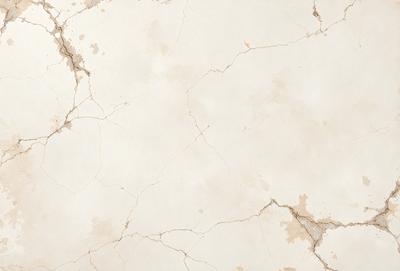 The primary subject of the image is a white wall with a cracked and chipped appearance. The setting is a room with a white surface, and the visual style is a close-up of the wall. The colors and mood of the image are predominantly white, giving it a clean and minimalist appearance.