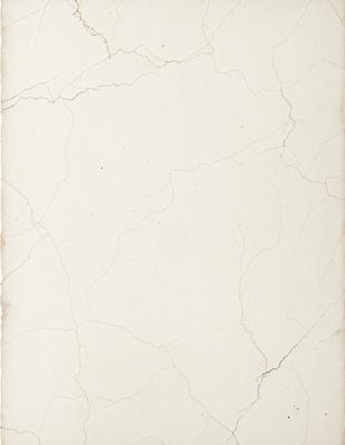 The primary subject of the image is a white marble wall with a pattern of holes and cracks. The setting is a room with a white marble floor. The visual style is a close-up of the marble wall, showcasing its unique texture and pattern. The colors and mood of the image are predominantly white, giving it a clean and minimalist appearance.