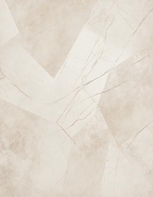 The primary subject of the image is a white tile with a pattern of triangles on it. The setting is a wall, and the visual style is a close-up of the tile. The colors and mood of the image are predominantly white, giving it a clean and minimalist appearance.