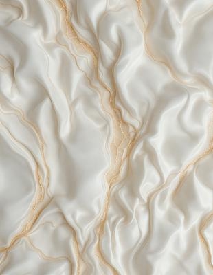 The primary subject of the image is a white marble wall with a pattern of gold veins. The setting is a room with a white marble wall as the main focus. The visual style is a close-up of the marble wall, showcasing its intricate design. The colors and mood of the image are predominantly white and gold, creating a sense of elegance and sophistication.