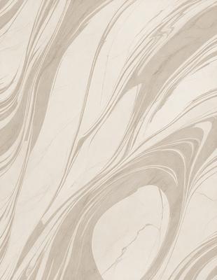 The primary subject of the image is a marble wall with a patterned design. The setting is a room with a white marble wall, and the visual style is a close-up of the wall. The colors and mood of the image are predominantly white, giving it a clean and elegant appearance.