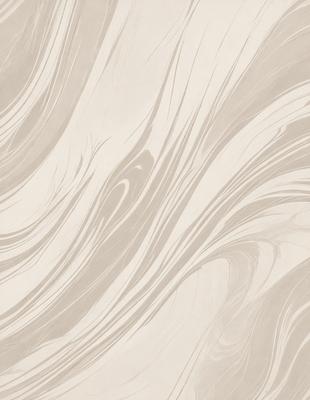 The primary subject of the image is a large, intricate, and swirling pattern on a wall. The setting is a room with a white wall, and the visual style appears to be a combination of a photo and a digital art or illustration. The dominant colors in the image are white and gray, creating a clean and modern atmosphere.