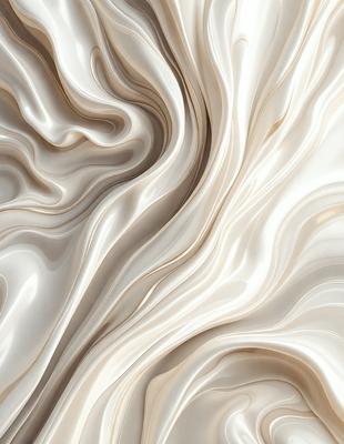 The primary subject of the image is a white, flowing fabric that appears to be a sheet of paper or a piece of fabric. The setting is a white background, which creates a clean and minimalist appearance. The visual style is a combination of a photo and digital art, as the fabric appears to be both real and manipulated. The colors and mood of the image are predominantly white, giving it a calm and serene atmosphere.