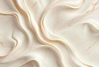 The primary subject of the image is a white, marbled wallpaper with a textured, wrinkled appearance. The setting is a room with a white marbled wall, and the visual style is a close-up of the wallpaper. The colors and mood of the image are predominantly white, giving it a clean and elegant appearance.