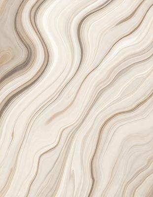 The image features a marble-like surface with a pattern of swirls and waves. The primary subject is the marble-like material, which is the setting and background of the image. The visual style is a close-up of the marble, showcasing its intricate pattern. The colors and mood of the image are predominantly neutral, with the marble's swirls and waves providing a sense of depth and texture.