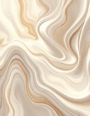 The primary subject of the image is a white marble wall with a pattern of swirls and waves. The setting is a room with a white marble floor, which complements the wall. The visual style is a combination of a photo and digital art, creating a unique and intricate design. The colors and mood of the image are predominantly white, giving it a clean and elegant appearance.