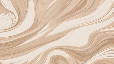 The primary subject of the image is a wooden surface with a pattern of swirls and waves. The setting is a room with a wall that features this wooden design. The visual style is a combination of a photo and a digital art, creating a unique and intricate pattern. The dominant colors are brown and beige, giving the surface a warm and natural appearance. The overall atmosphere is one of elegance and sophistication, with the wooden design adding a touch of rustic charm to the space.