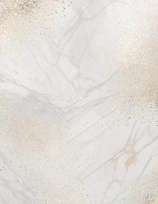 The primary subject of the image is a marble countertop with a gold-colored pattern. The setting is a kitchen or bathroom, as the countertop is a part of the counter. The visual style is a close-up of the marble countertop, showcasing its unique pattern. The colors and mood of the image are warm and elegant, with the gold pattern adding a touch of luxury to the space.