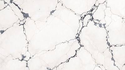 The image features a white marble wall with a pattern of holes and cracks. The wall appears to be a part of a building, possibly a bathroom or a kitchen. The marble surface gives the wall a unique and elegant appearance. The overall atmosphere of the image is clean and sophisticated, with the white marble wall serving as the primary subject.
