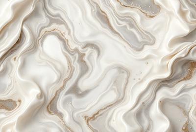 The primary subject of the image is a marble-like pattern, which is the main object, scene, or focus of the image. The setting or background features a white surface, possibly a wall or a countertop. The visual style of the image is a close-up of the marble-like pattern, which gives it a textured and detailed appearance. The colors and mood of the image are predominantly white, creating a clean and elegant atmosphere.