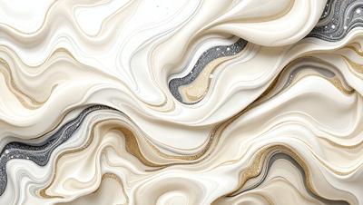 The primary subject of the image is a white, swirling, and curling pattern. The setting is a white background, which creates a clean and minimalist appearance. The visual style is a combination of digital art and illustration, as the pattern is intricate and detailed. The colors and mood of the image are predominantly white, giving it a calm and serene atmosphere.