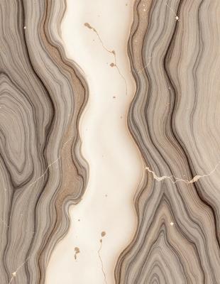 The primary subject of the image is a marble wall with a unique pattern. The setting is a rocky surface, and the visual style appears to be a photo. The colors and mood of the image are predominantly earthy tones, giving it a natural and rugged appearance.