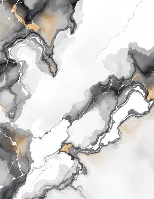 The primary subject of the image is a cloudy sky with a white background. The setting is a white and gray cloudy sky, which creates a moody atmosphere. The visual style of the image is a combination of digital art and illustration, giving it a unique and artistic appearance. The colors and mood of the image are predominantly white and gray, with some hints of yellow, creating a sense of depth and contrast.