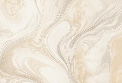 The primary subject of the image is a white marble wall with a pattern of swirls and waves. The setting is a room with a white marble floor, which complements the wall. The visual style is a close-up of the marble wall, showcasing its intricate design. The colors and mood of the image are predominantly white, giving it a clean and elegant appearance.