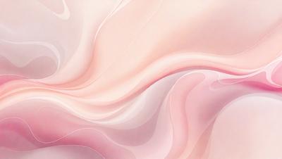 The primary subject of the image is a pink and white flowing pattern, which appears to be a digital art or illustration. The setting is a pink background, and the visual style is a combination of digital art and illustration. The colors and mood of the image are predominantly pink and white, creating a soft and elegant atmosphere.