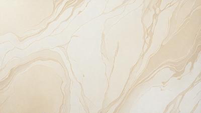 The primary subject of the image is a white marble wall with a pattern of swirls and waves. The setting is a room with a white marble floor, which complements the wall. The visual style is a close-up of the marble wall, showcasing its intricate design. The colors and mood of the image are predominantly white, giving it a clean and elegant appearance.